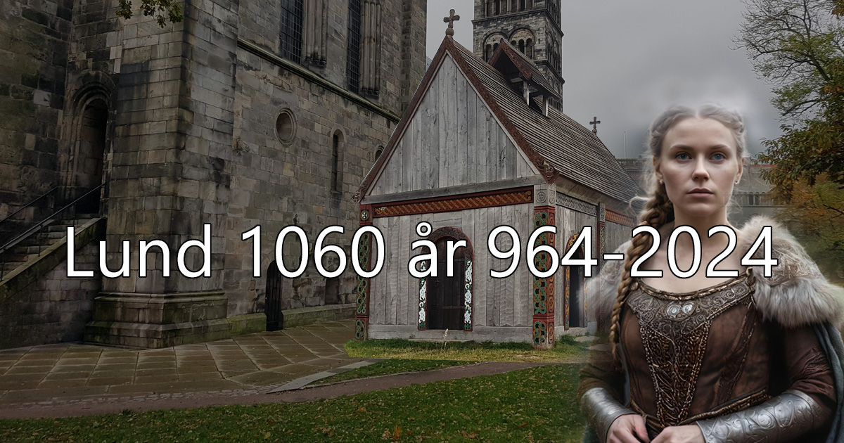 Lund 1060 år 964-2024 - Toke Gormssons kyrka och Helga från Kiev i Ukraina